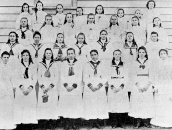 动漫感的水手服,水手服的结构