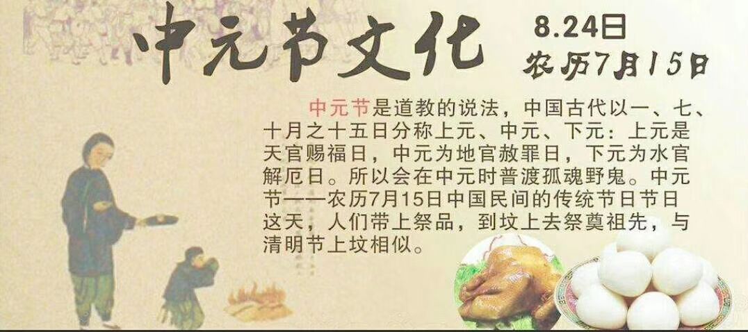 中元节随想图片大全,元旦中元节随想