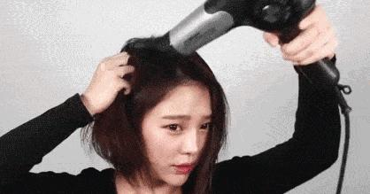 气垫烫普通理发店烫出的效果,火遍理发店