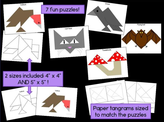 一年级教具七巧板多大尺寸,大班幼小衔接玩教具七巧板