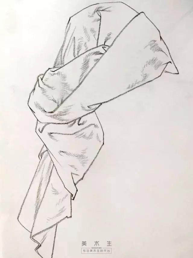 大块衣褶画法,衣褶不好看