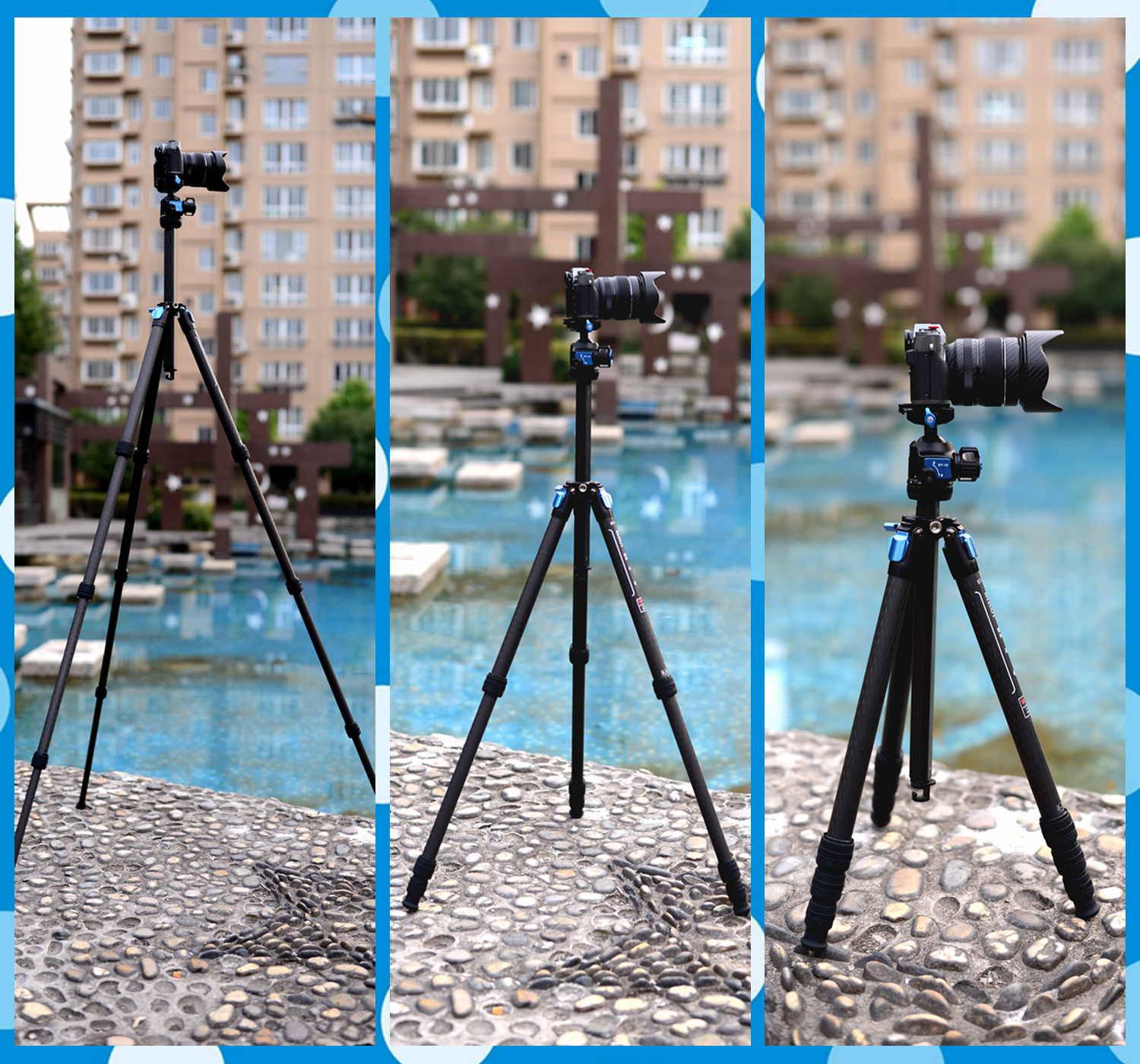 摄影好帮手,思锐便携碳纤维三脚架