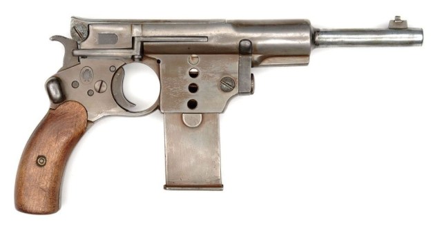 伯格曼3a手枪,伯格曼1型自动手枪