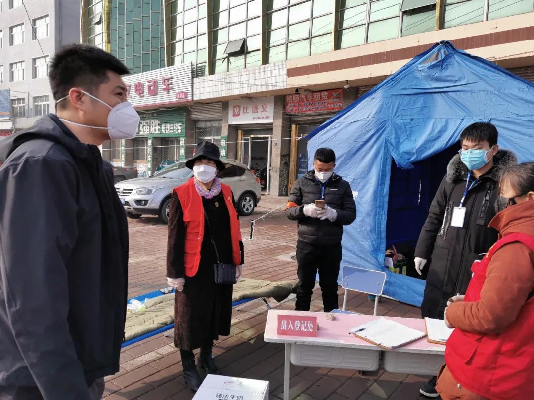 党旗飘扬党建引领疫情防控工作,共青团投身疫情防控