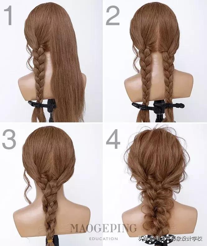 手把手教羊毛卷怎么扎,最好看的两种扎发