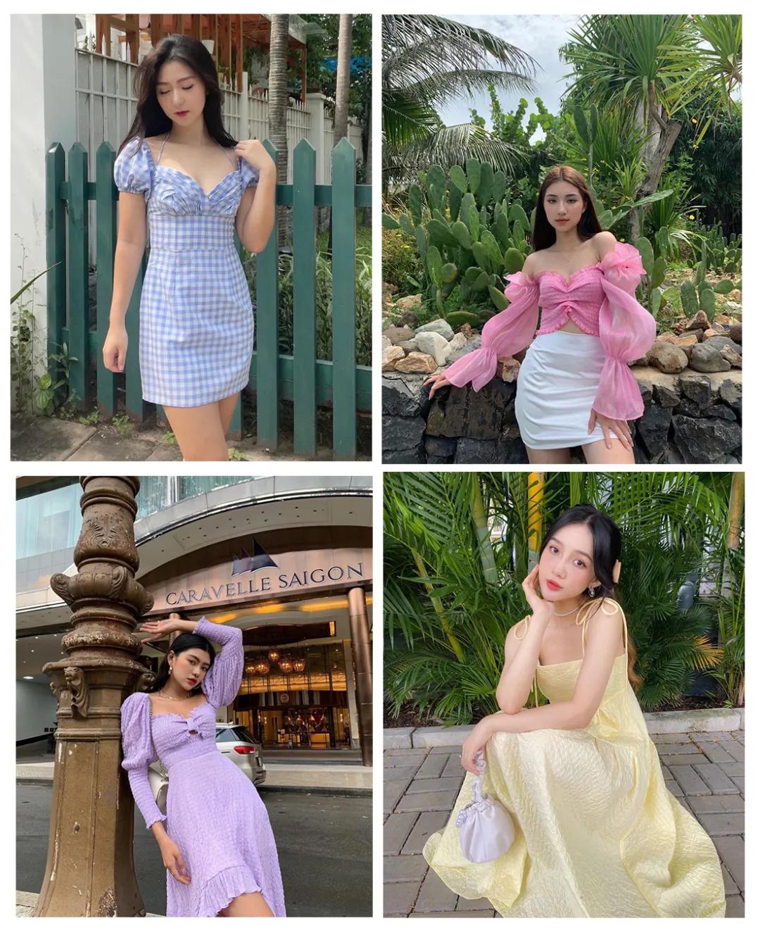 越南人的裙子,越南人做衣服