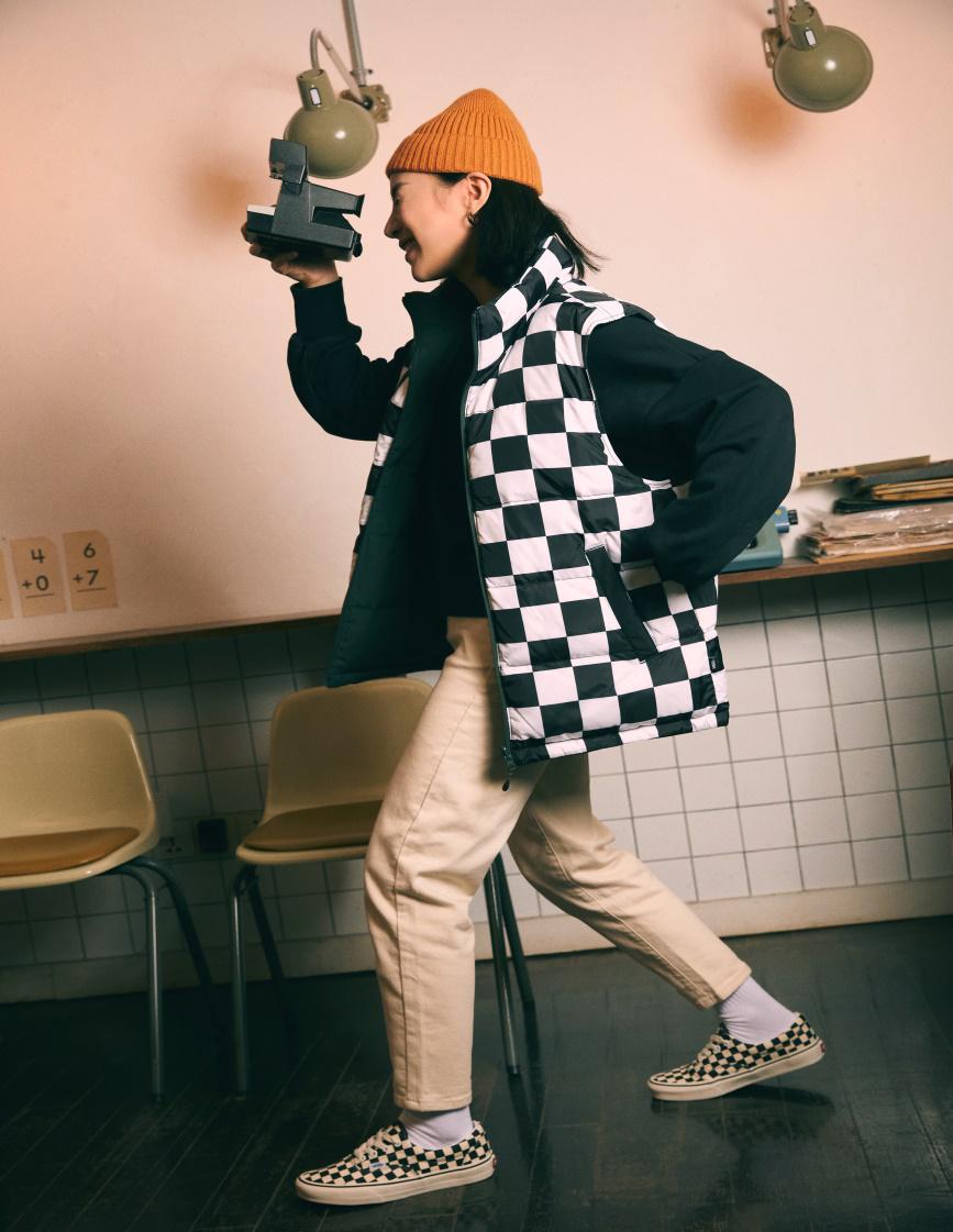 vans果然还是棋盘格最耐看,vans光感棋盘格