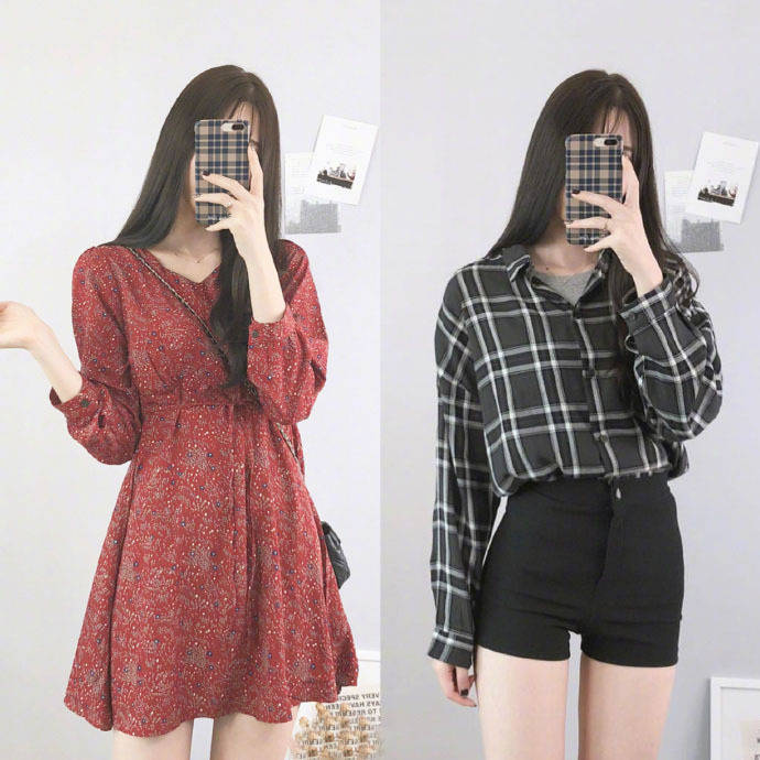 碎花雪纺半身裙配什么上衣好看,雪纺碎花裙半身长裙如何搭配上衣