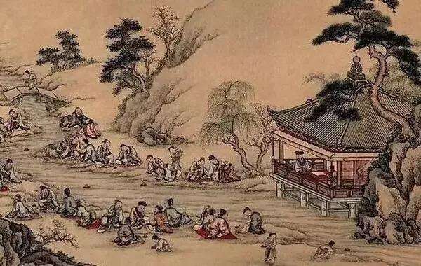 三月三曲水流觞,暮春曲水后续