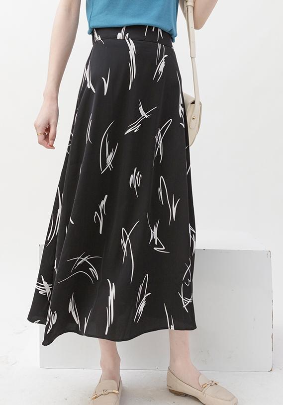 气质减龄中长款半裙,半裙中长款显瘦小个子