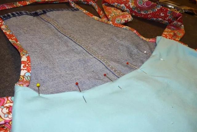 旧牛仔裤改造围裙大全步骤,旧牛仔裤改造围裙步骤