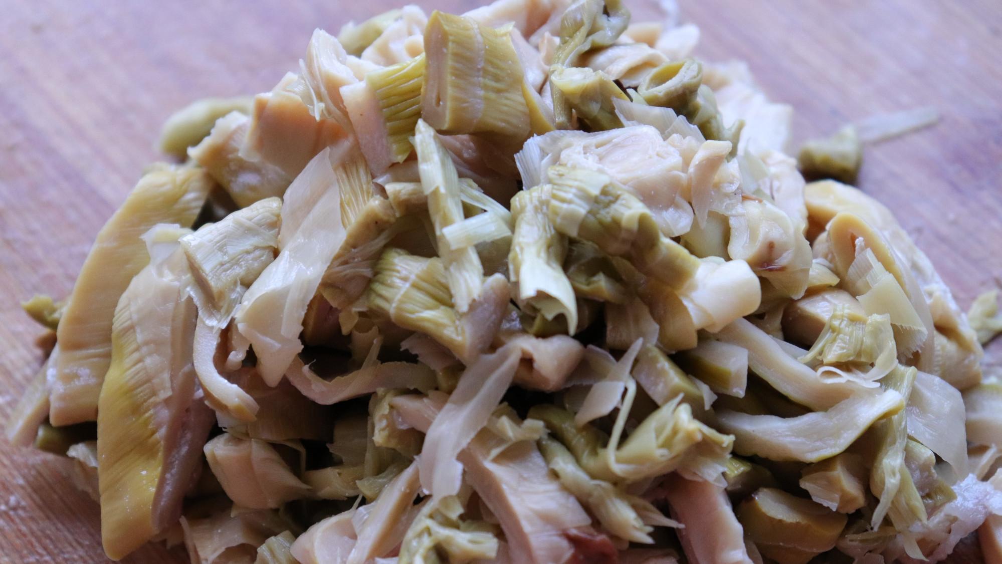 竹笋炒肉最好吃又最简单,竹笋猪油