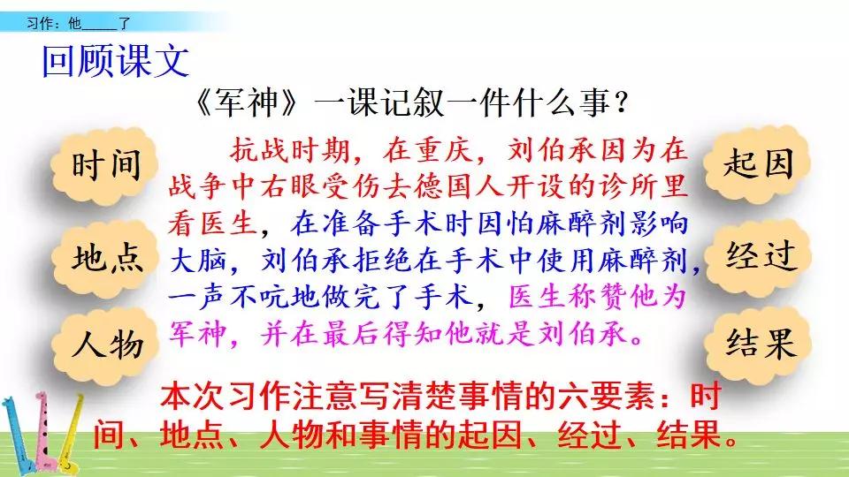 部编版语文五年级下册习作四,部编版五年级语文下册4单元习作