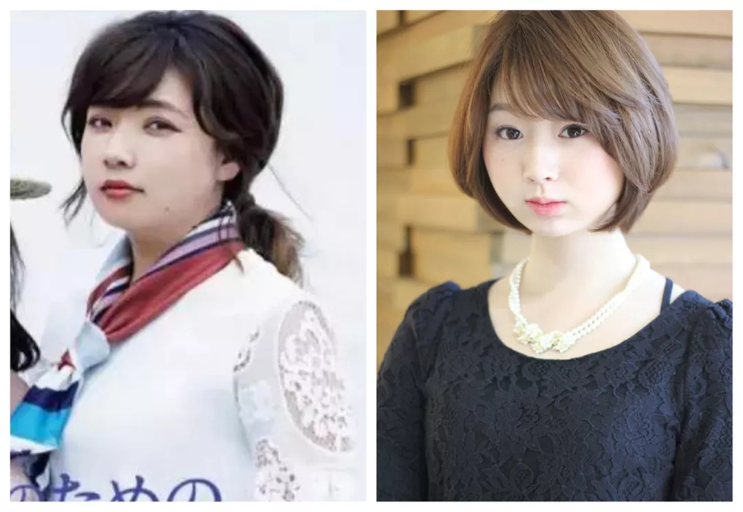 遮秃头又显脸小的刘海发型,头发遮大脸显脸小