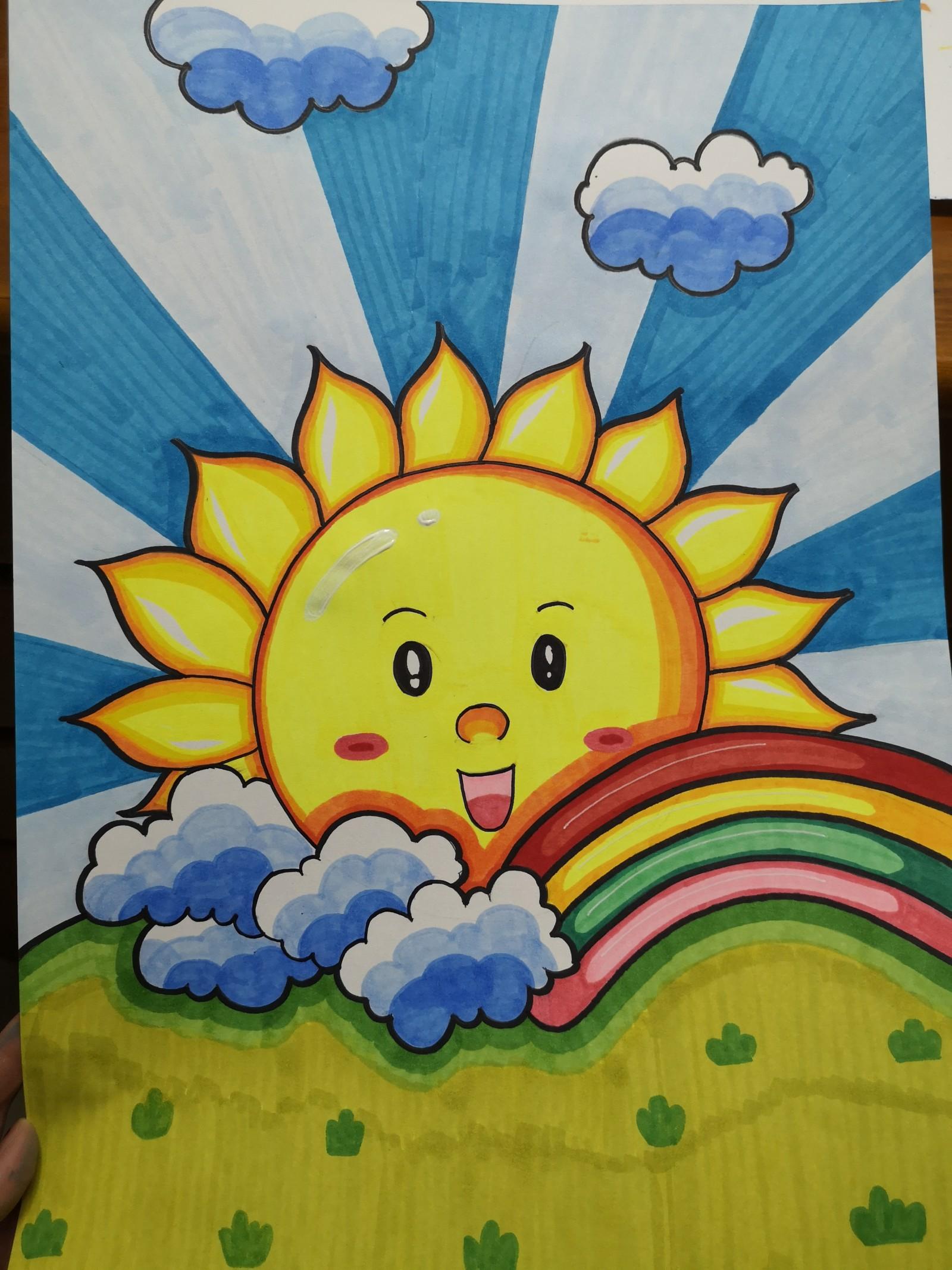 幼儿园儿童主题画报,幼儿园儿童主题画简单