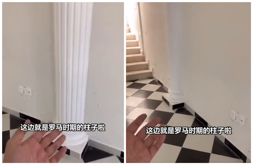 国外装修罗马柱,国外家装奇葩罗马柱