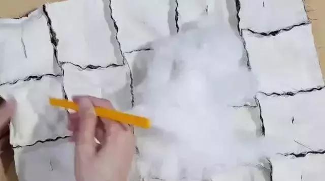 泡芙花坐垫编织初学者,布艺泡芙坐垫制作教程