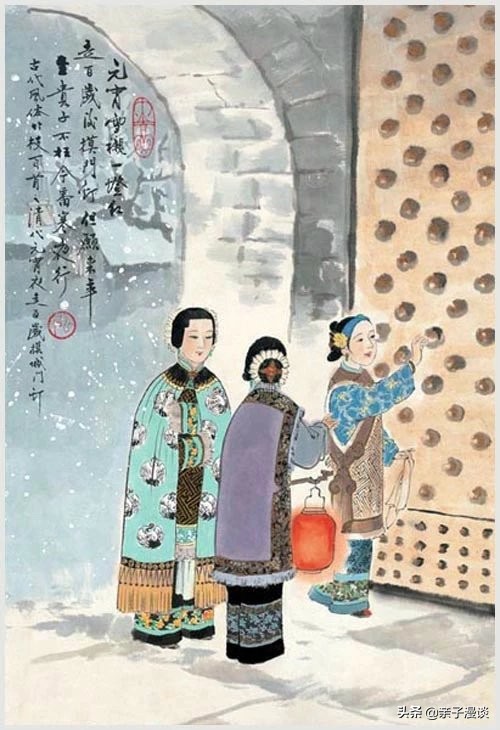 诗词丨100张风俗图，100首诗词，太美了​