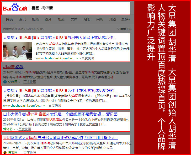 大显集团创始人胡华清,大显集团胡华清