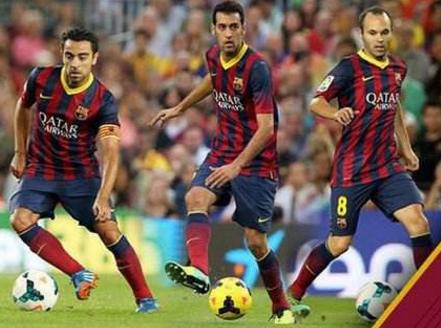 新世纪足坛的五大中场铁三角,西班牙、巴萨王朝经典三人组排第一