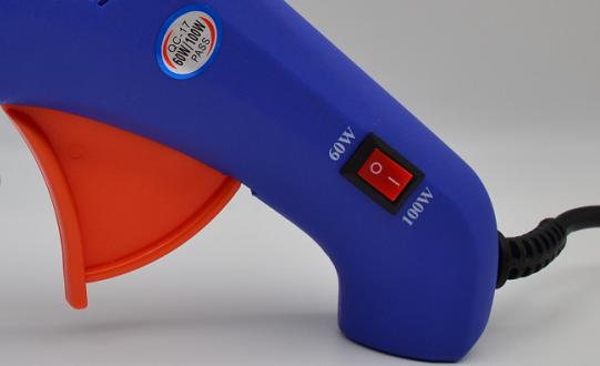 设计可调胶枪的瓦数,可调行程的结构胶枪