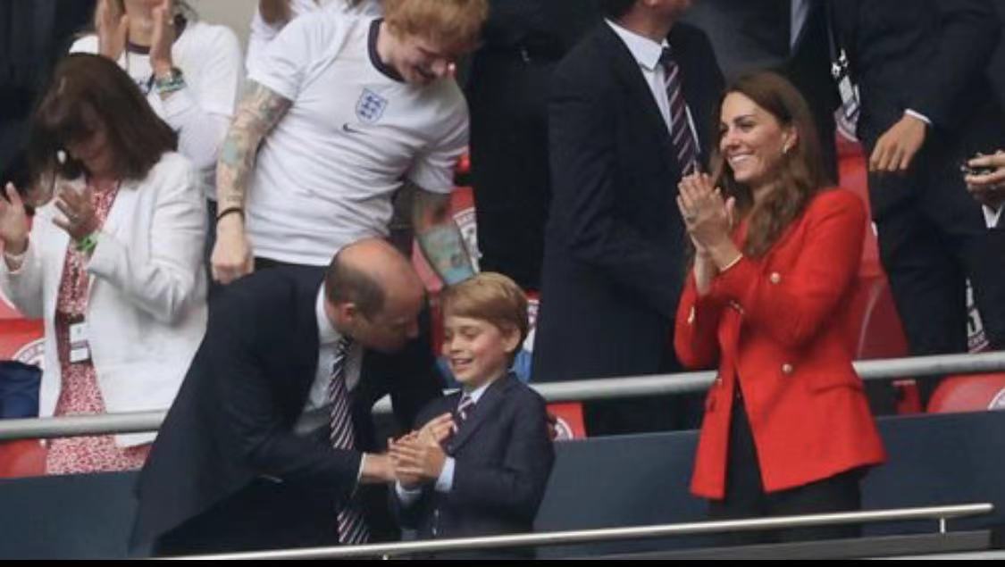 欧洲杯决赛威廉王子乔治,威廉乔治和阿奇