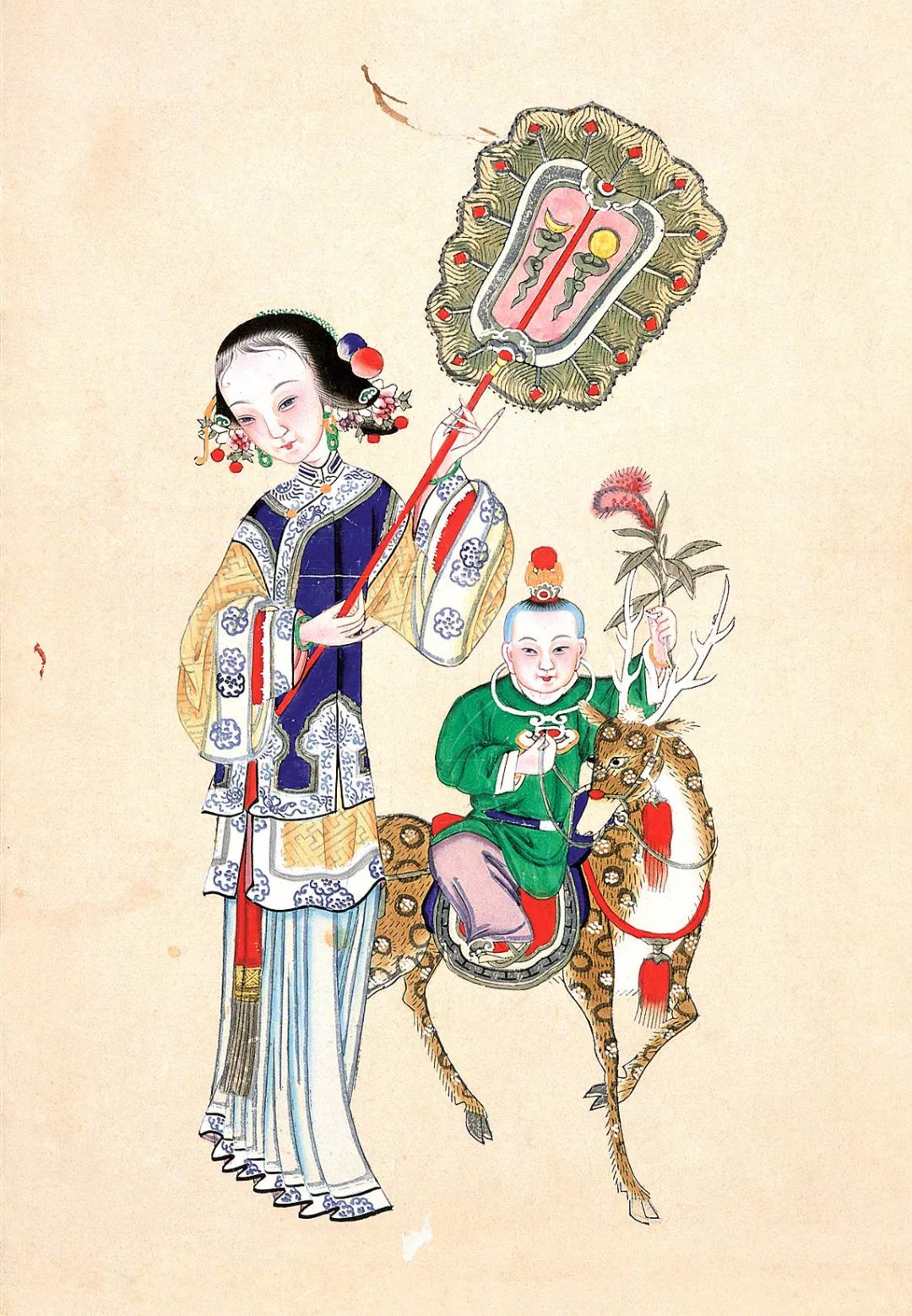 长命锁给娃戴,长命锁祝福视频