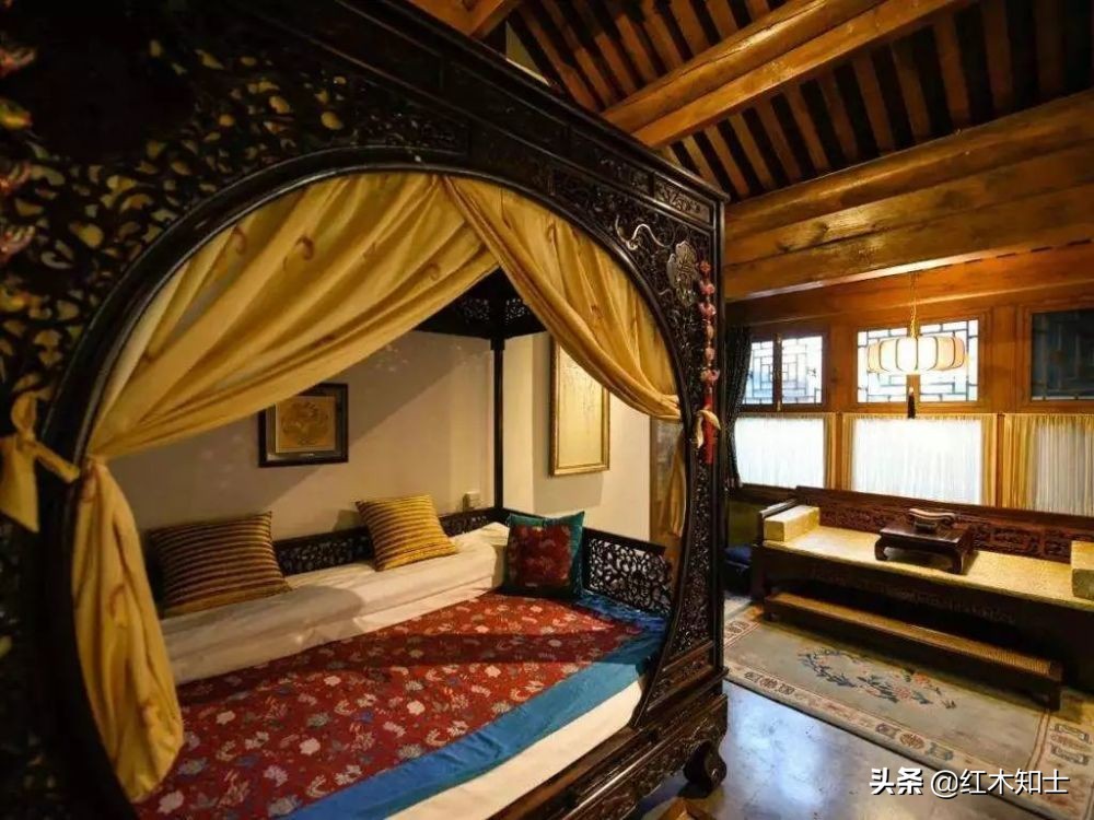 别墅摆什么红木家具好点,红木家具别墅摆放实拍套路