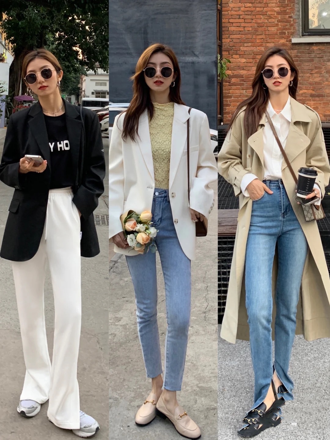 西装穿搭法秋冬,西装穿搭初春白西装