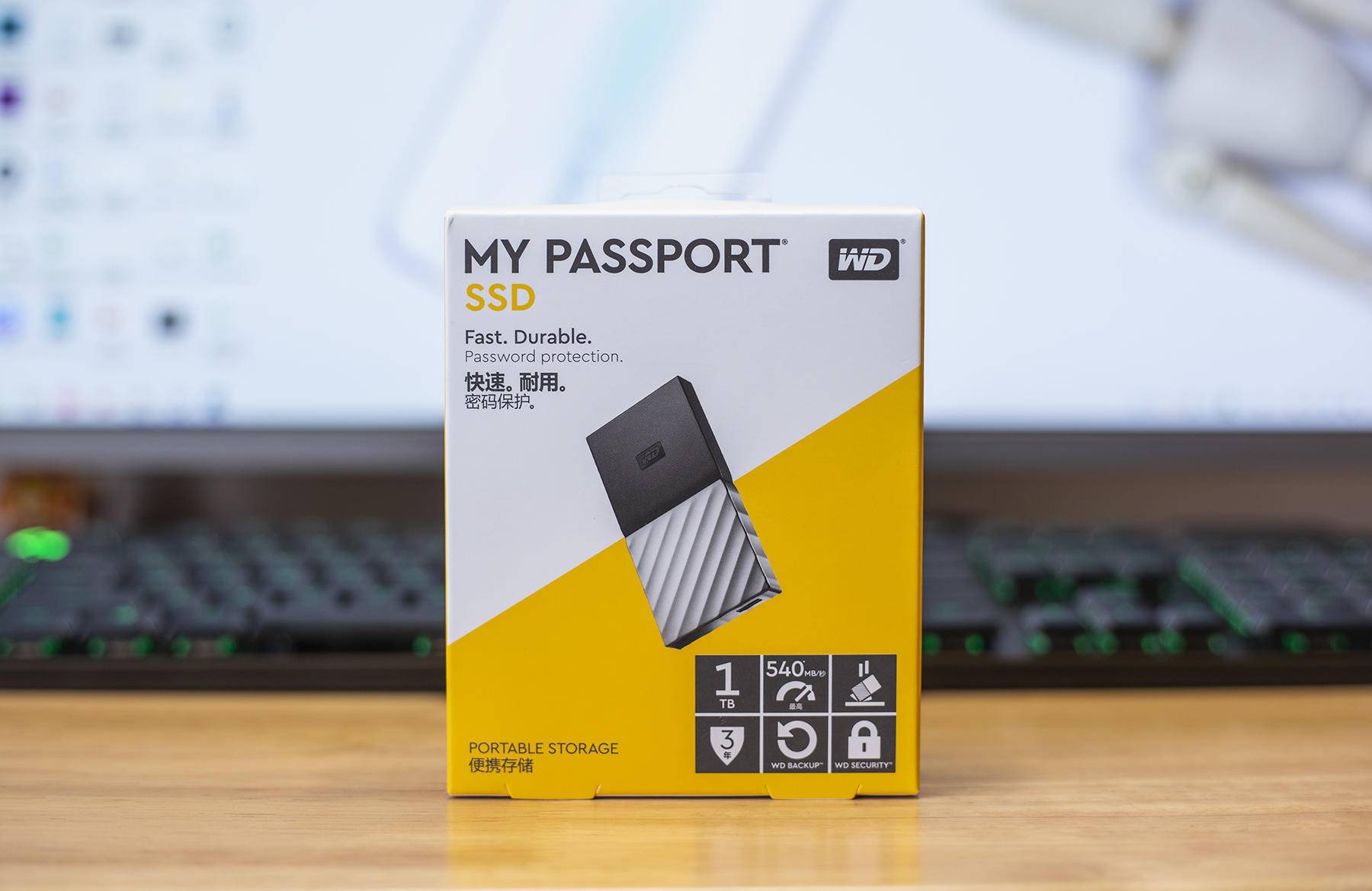 西数mypassport随行版ssd,高颜值轻便移动硬盘