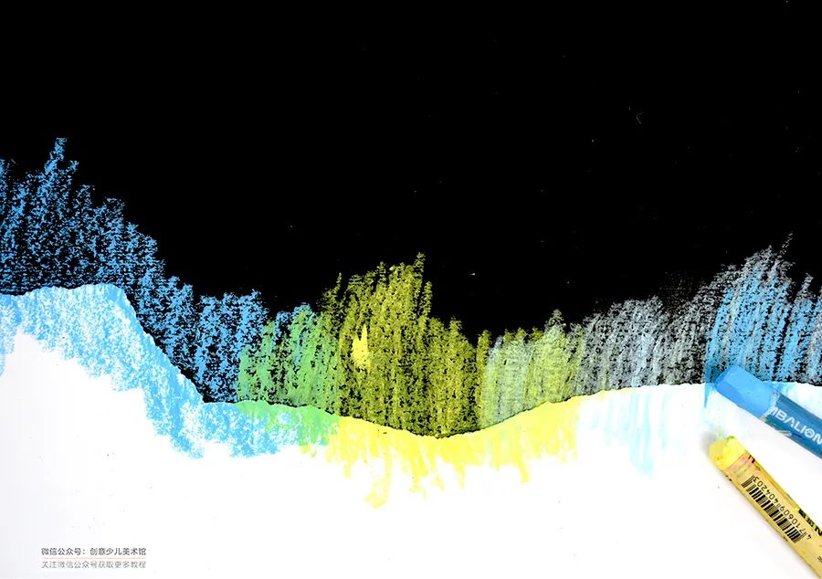 城市夜景儿童画简单又好画,夜晚的城市儿童画简单又漂亮