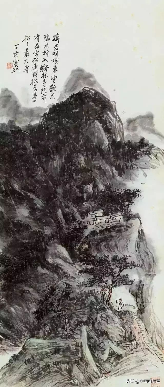 画好山水画就要注意它的意境,怎么画有意境的山水画