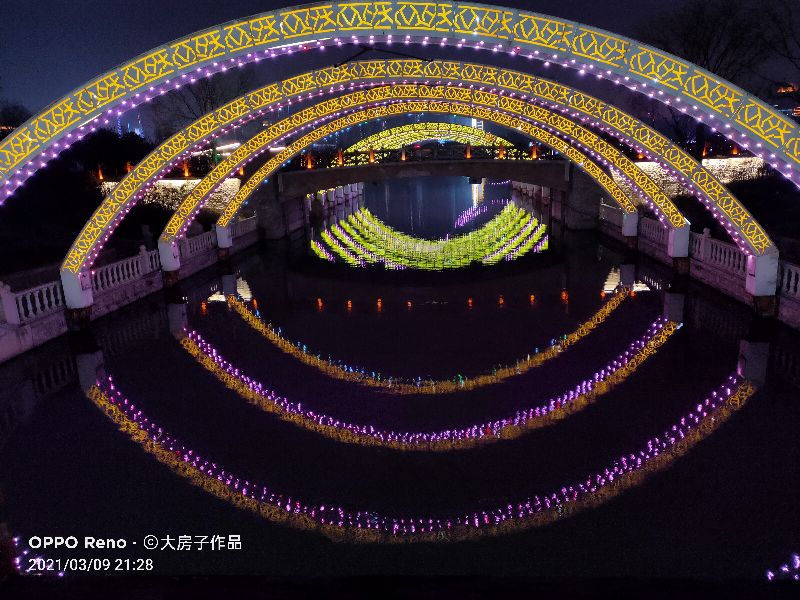 邯郸最美外景,邯郸夜景vs安阳夜景