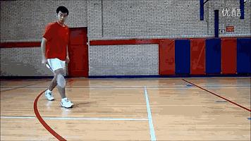 羽毛球步伐基础训练教案,八一队羽毛球教练陈伟华步伐练习