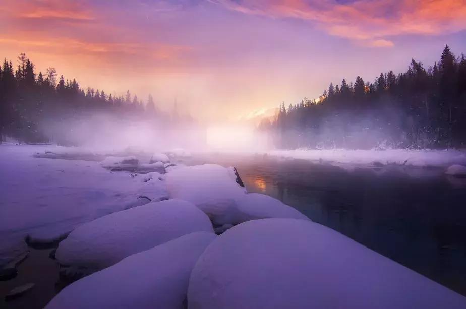 冬天的阿勒泰冰雪,冬天的雪冰雪奇缘