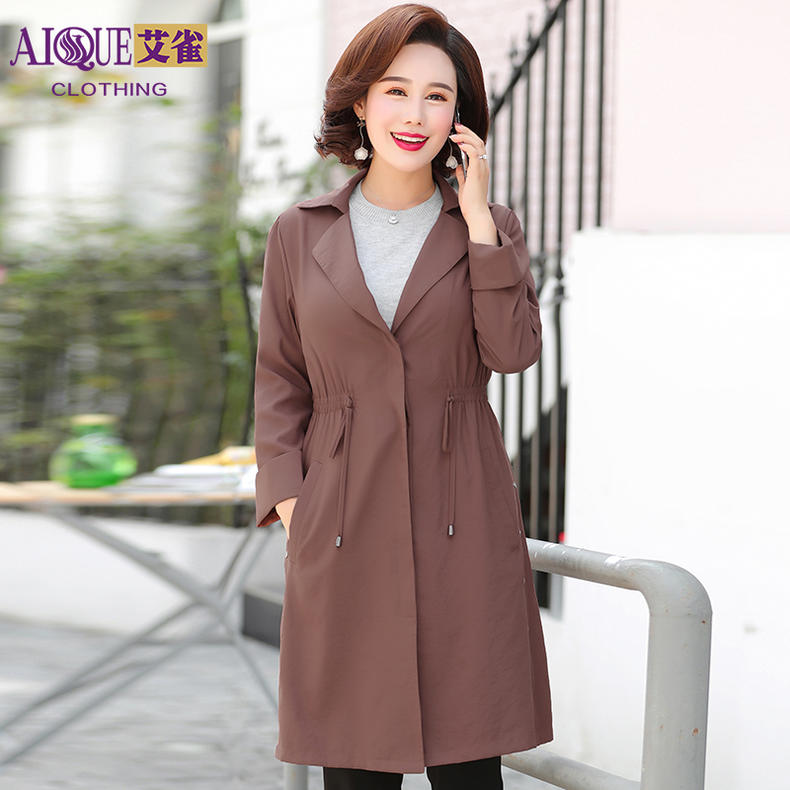 高档中老年女式秋装外套,妈妈装春装外套中老年女休闲外套