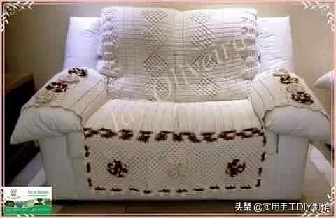 祖母方格编织长款外套教程,针织作品70款简约