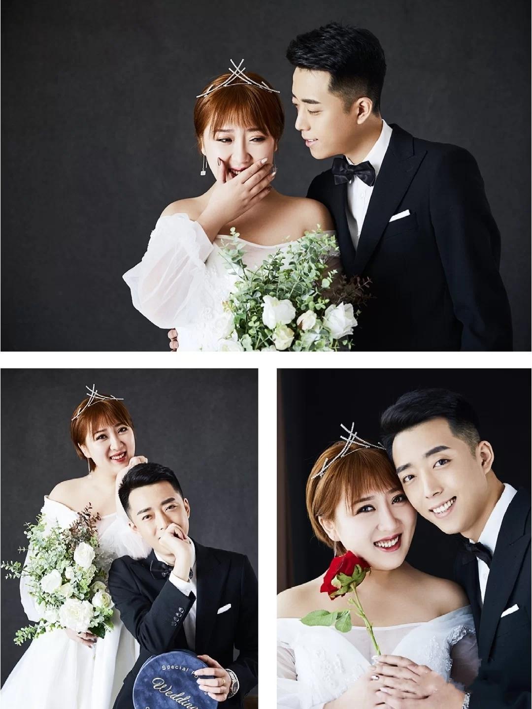 适合胖人的四种婚纱照风格,胖妹子适合的婚纱照风格