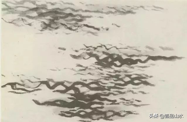 国画山水的水的画法,国画水的画法视频教程