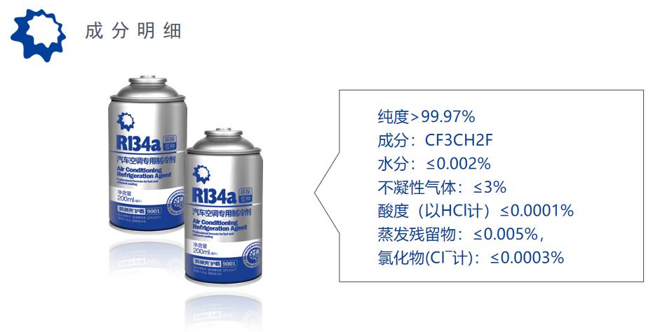 新品上市|英莱壳护霸R134a汽车空调专用制冷剂