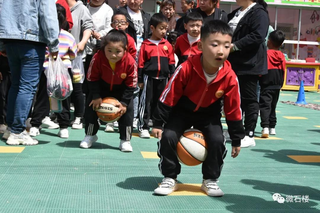 石楼县星星幼儿园举办2021年“萌娃运动展英姿星星向*党**梦飞扬”春季运动会