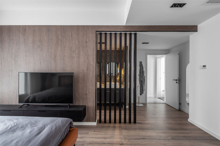 97平方酒店式小三房经济装修,极简酒店风装修小三房