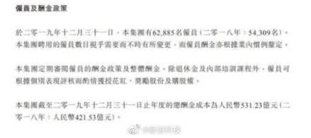 腾讯员工人均薪酬为比亚迪8倍,腾讯员工人均月薪超8万