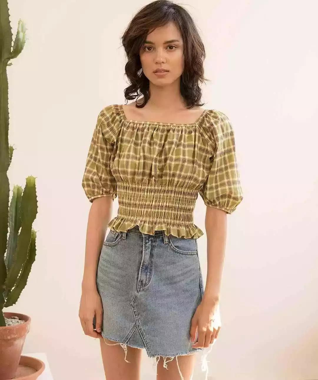 lisa圆领针织长袖罩衫,lisa短上衣推荐