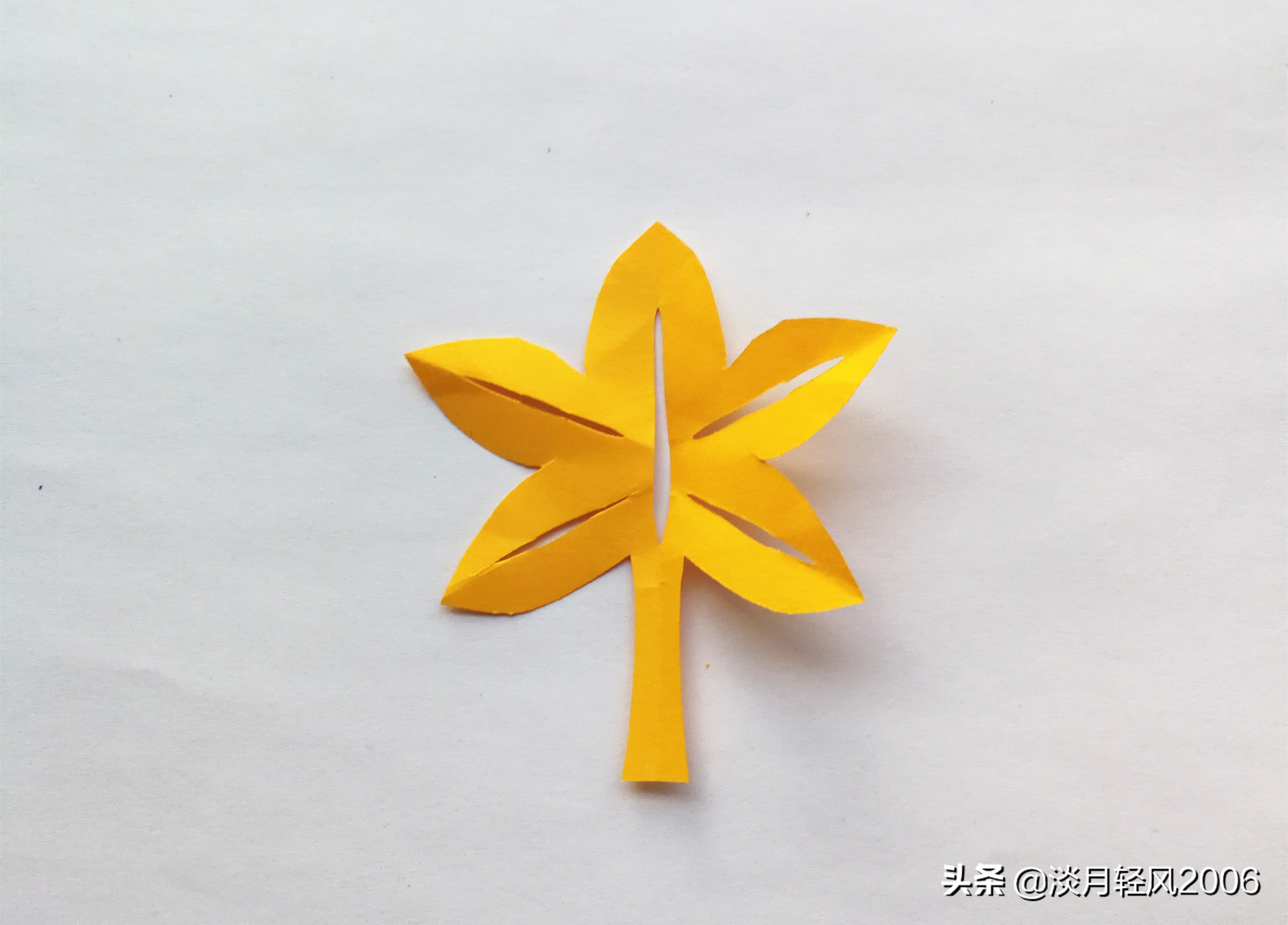 叶子的简单剪法手工制作,剪叶子手工教程简单的