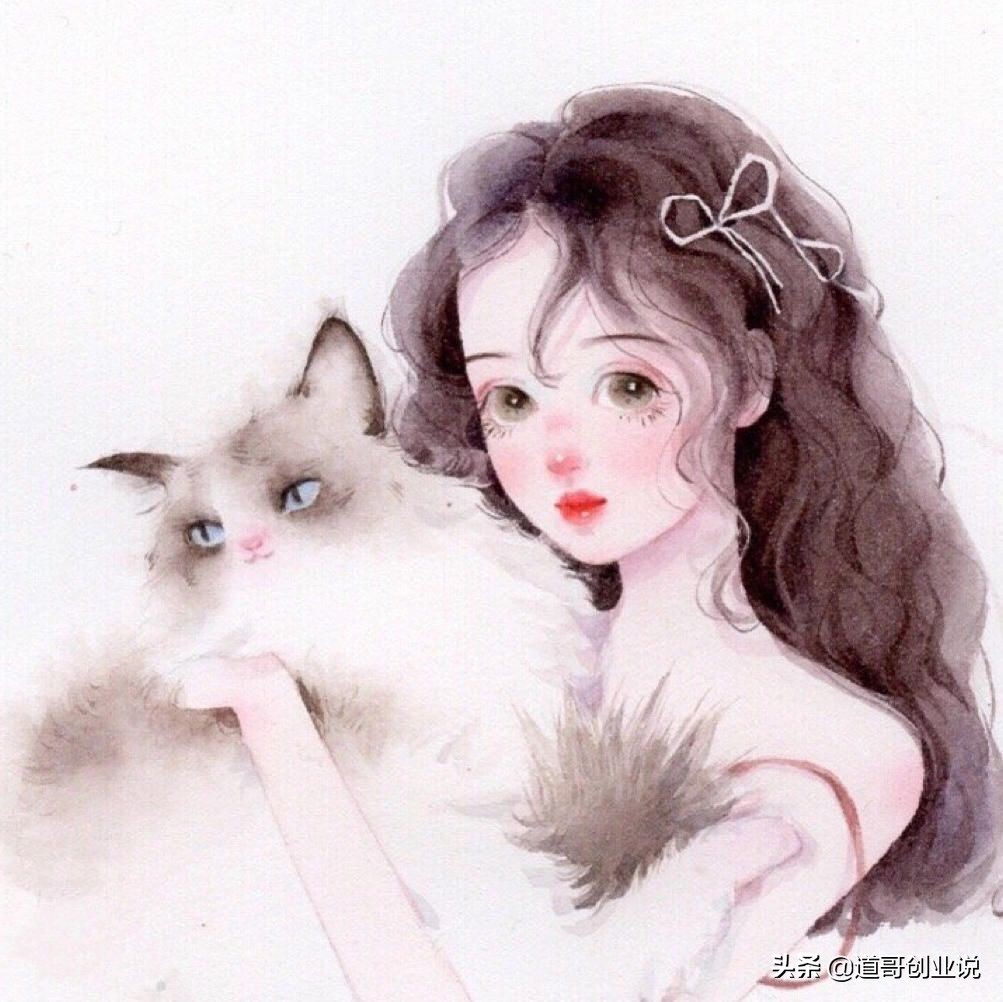 头像高级小众手绘,情头小众又特别的情侣头像手绘