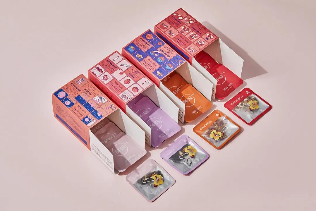 花茶包装的特色之处,养生花茶的包装