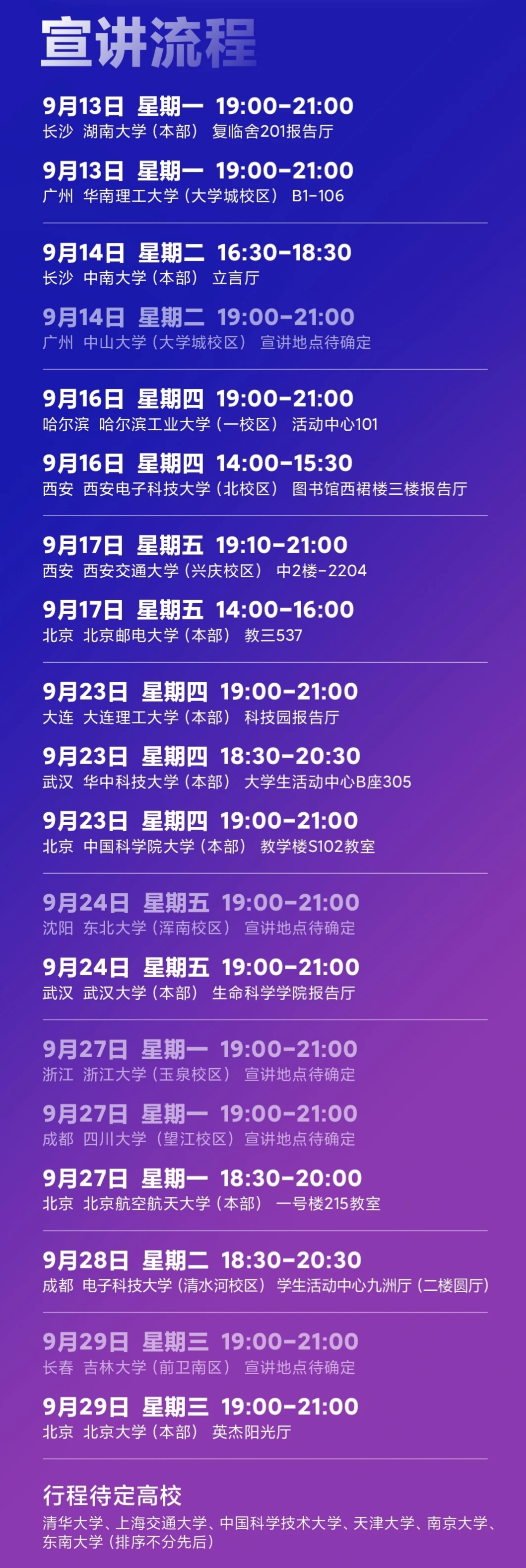 小米校招看中的25所大学,小米校招的大学