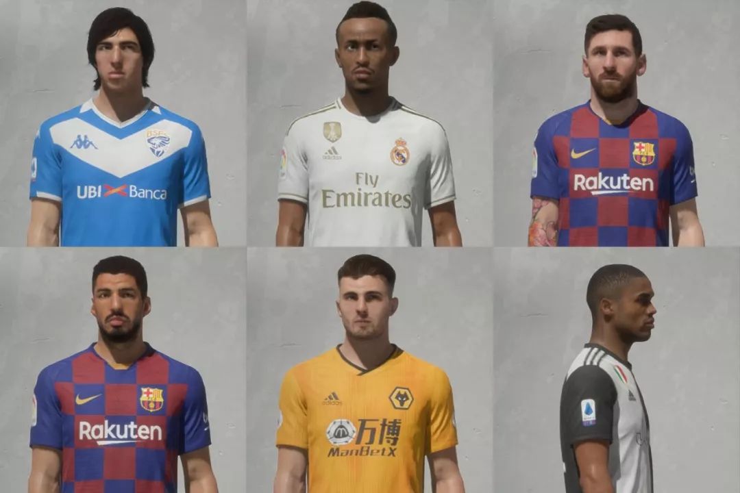 「FIFA20补丁」20191216期经理模式脸补及球衣推送