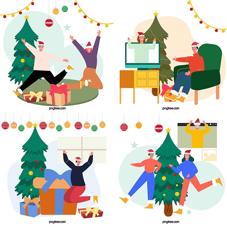 圣诞节主题海报制作图片,圣诞节海报素材和教程视频